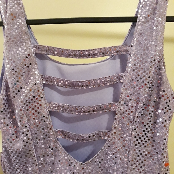 Lavender Sequin Dress - Picture 4 of 10